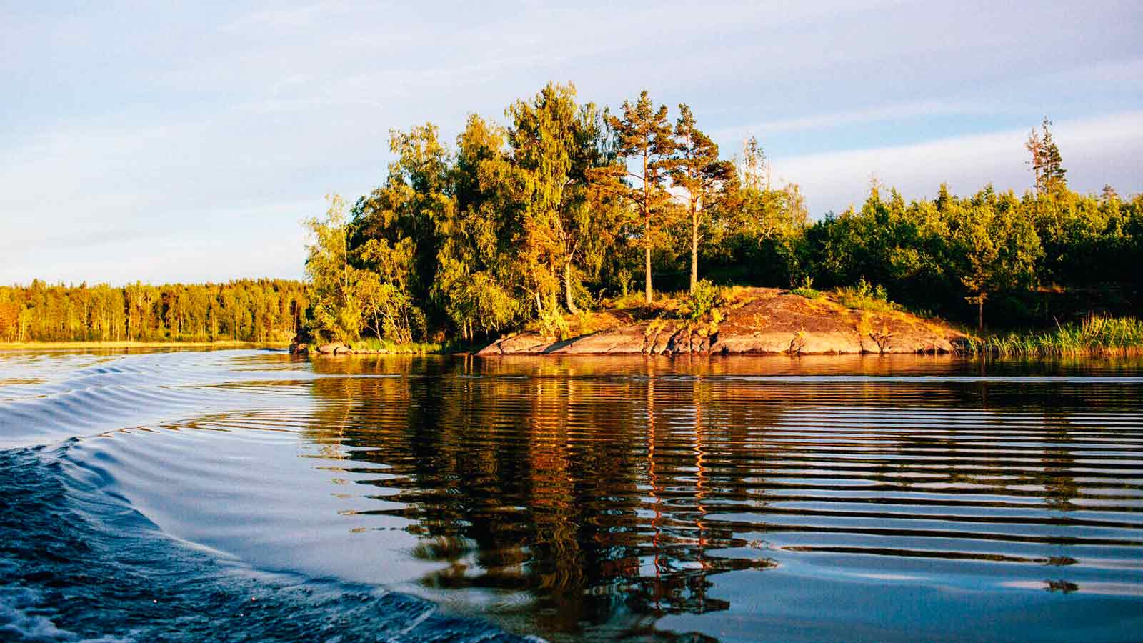 Йога на природе в Карелии